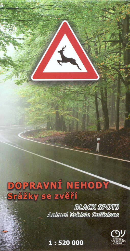 Dopravní nehody - srážky se zvěřív letech 2007 až 2012 v České republice = Black spots in animal vehicle collisions : from 2007 to 2012 in the Czech Republic