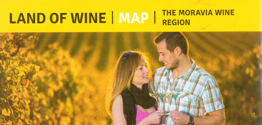 Land of wine : the Moravia wine region : map