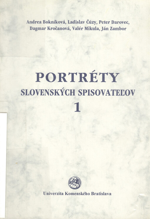 Portréty slovenských spisovateľov 1