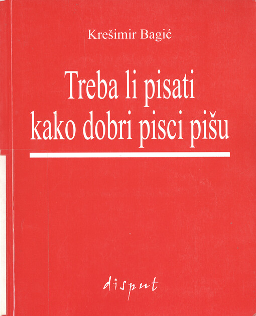 Treba li pisati kako dobri pisci pišu