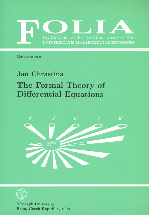 formal theory of differential equations
