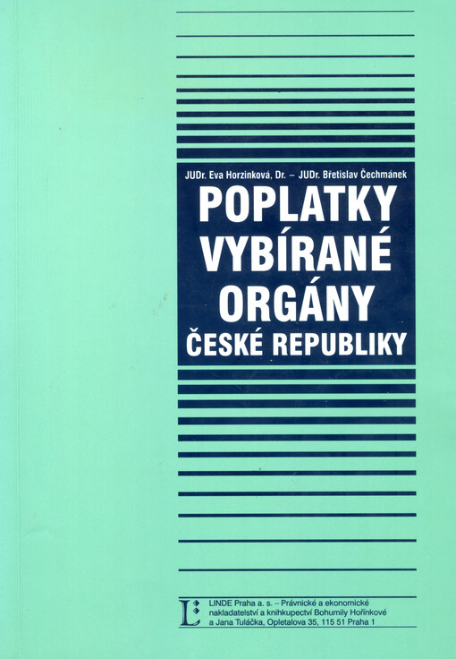 Poplatky vybírané orgány České republiky