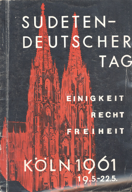 Fest-Programm zum Sudetendeutschen Tag, Köln 1961