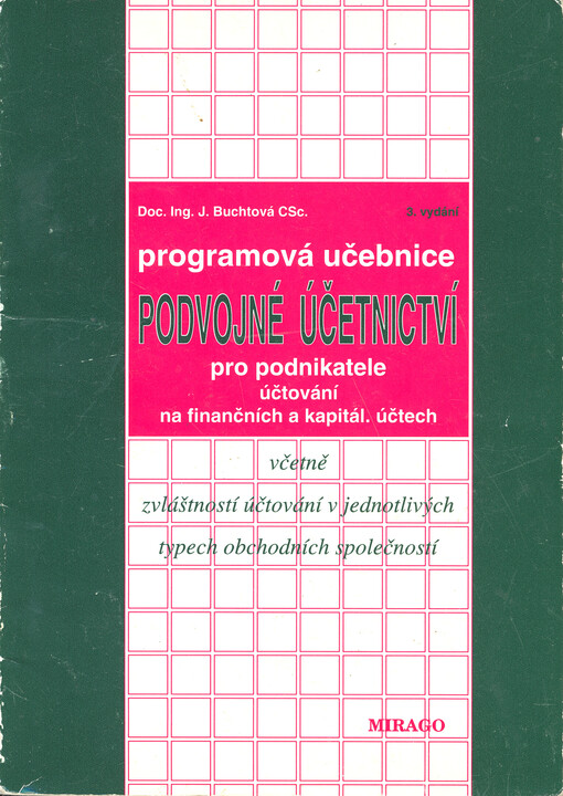Programová učebnice: účetnictví pro podnikatele