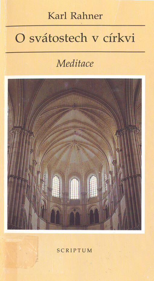 O svátostech v církvi: Meditace