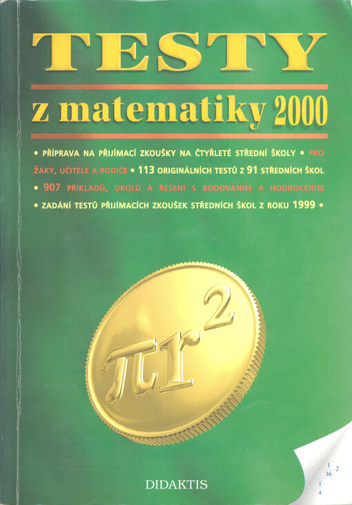 Testy z matematiky 2000