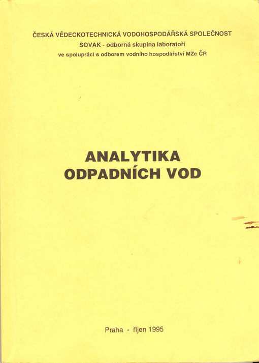 Analytika odpadních vod