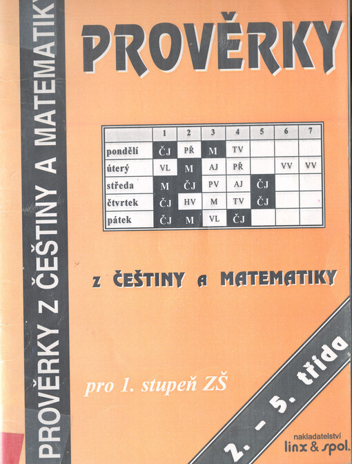 Prověrky z češtiny a matematiky pro 1. stupeň ZŠ