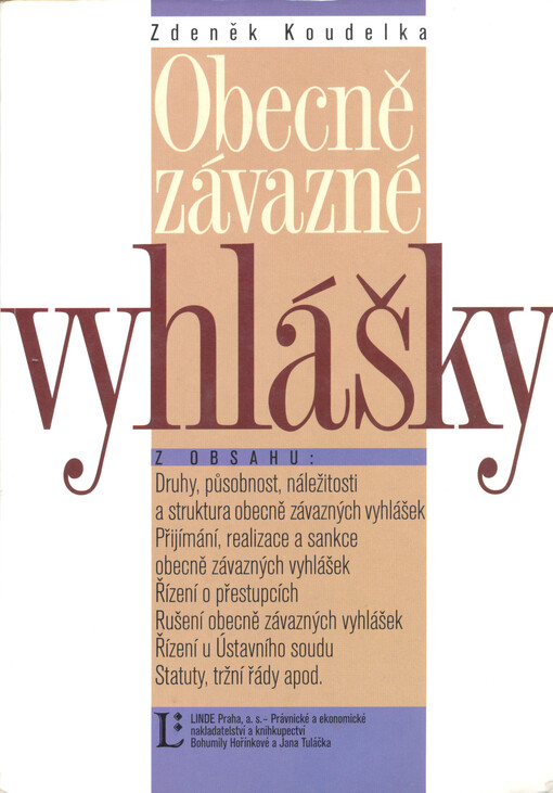 Obecně závazné vyhlášky