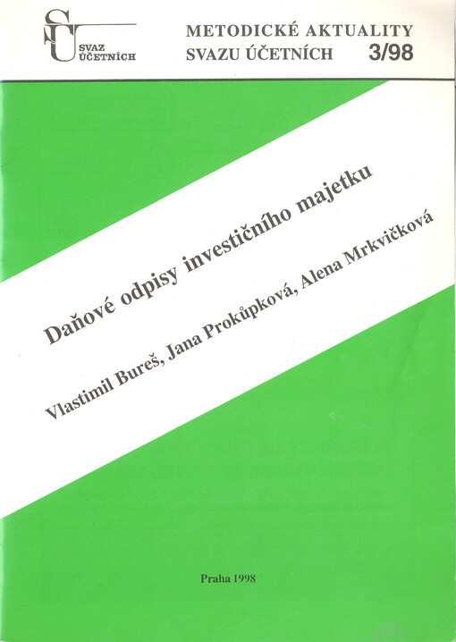 Daňové odpisy investičního majetku
