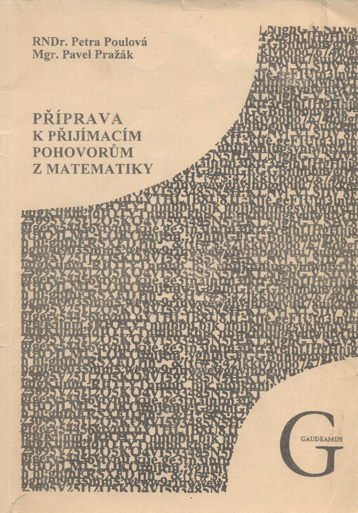 Příprava k přijímacím pohovorům z matematiky
