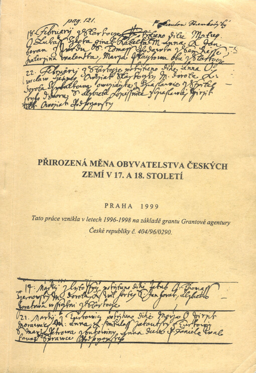 Přirozená měna obyvatelstva českých zemí v 17. a 18. století