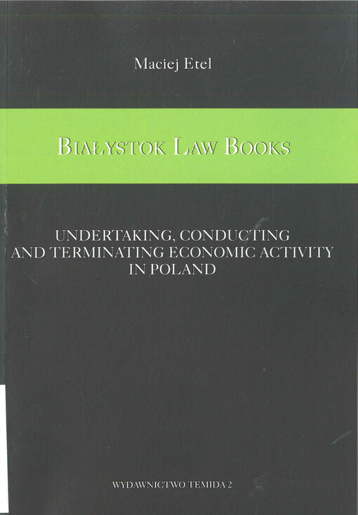 Undertaking, conducting and terminating economic activity in Poland  