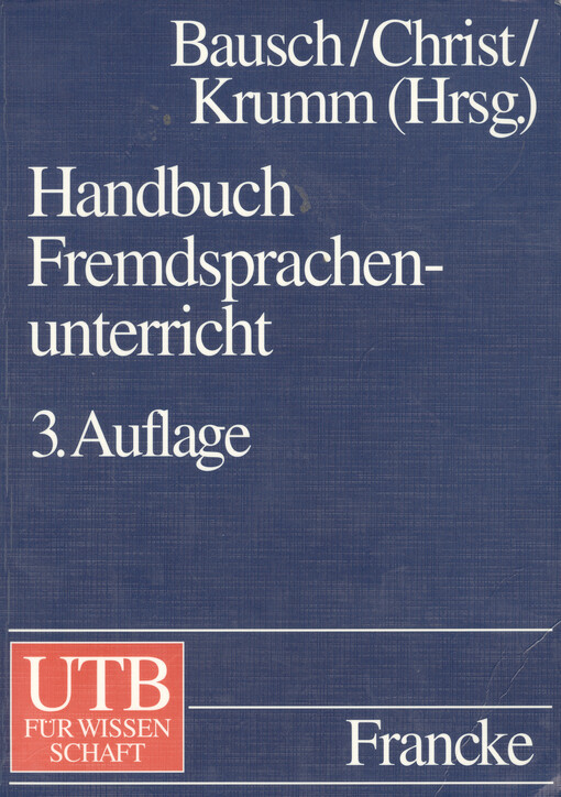 Handbuch Fremdsprachenunterricht