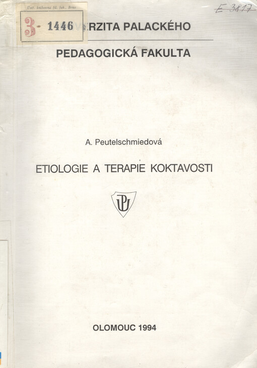 Etiologie a terapie koktavosti