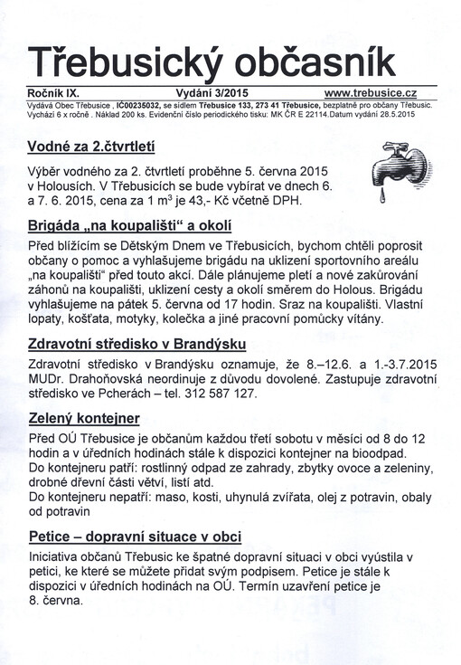 Třebusický občasník