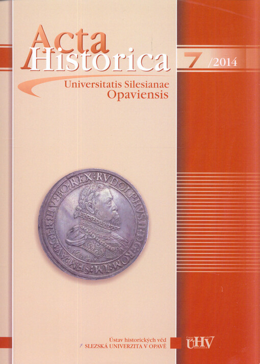 Acta historica Universitatis Silesianae Opaviensis