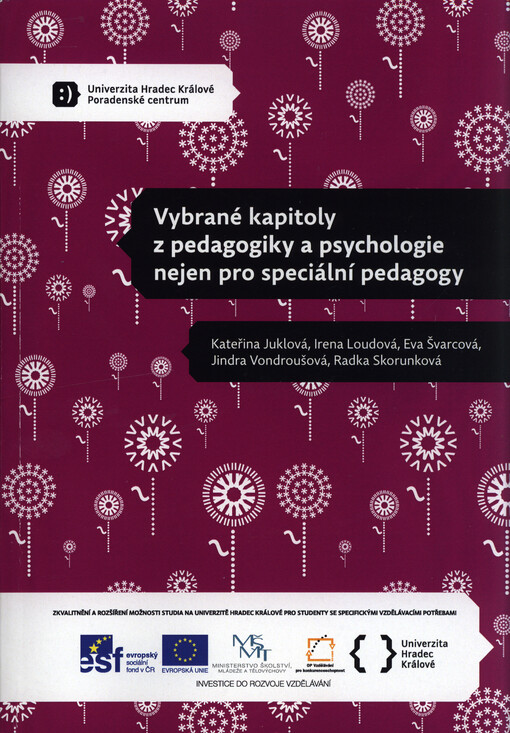 Vybrané kapitoly z pedagogiky a psychologie nejen pro speciální pedagogy
