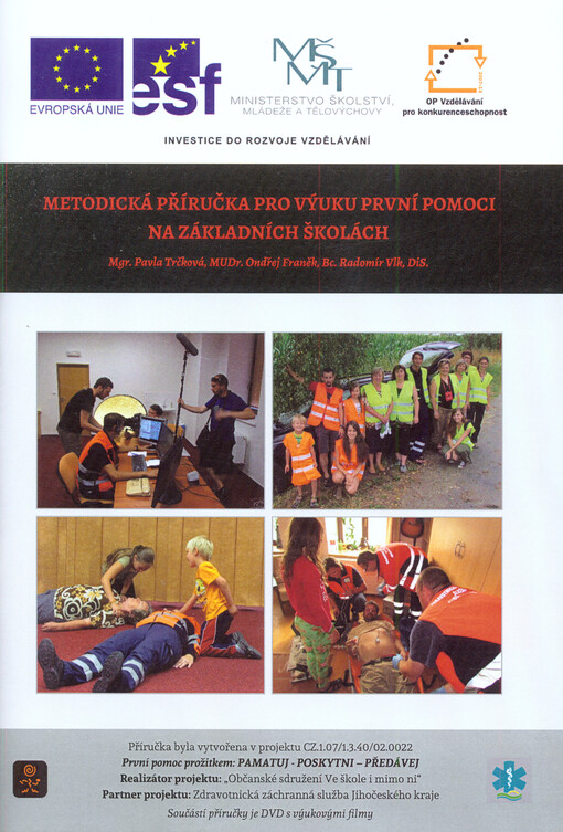 Metodická příručka pro výuku první pomoci na základních školách