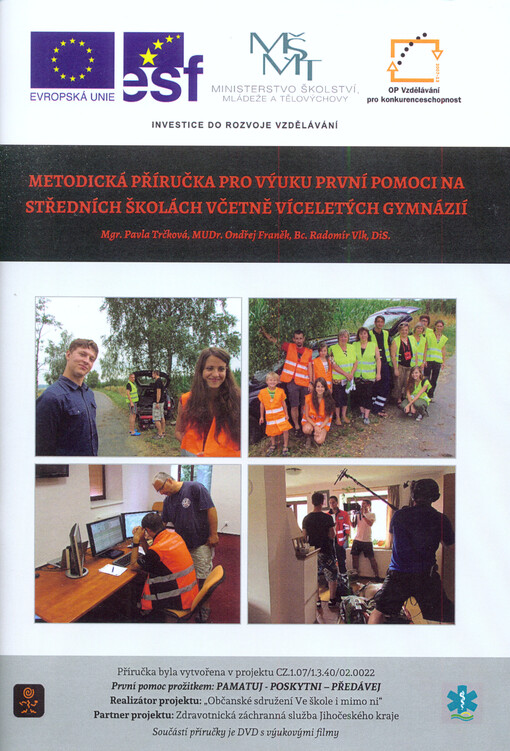 Metodická příručka pro výuku první pomoci na středních školách včetně víceletých gymnázií