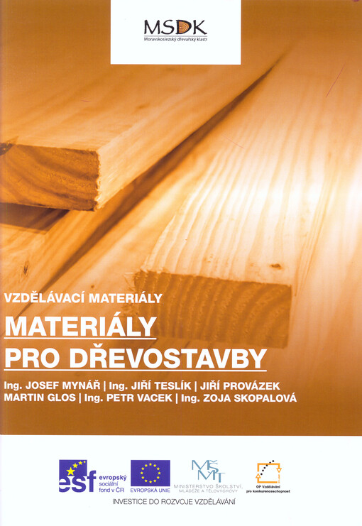 Materiály pro dřevostavby : vzdělávací materiály