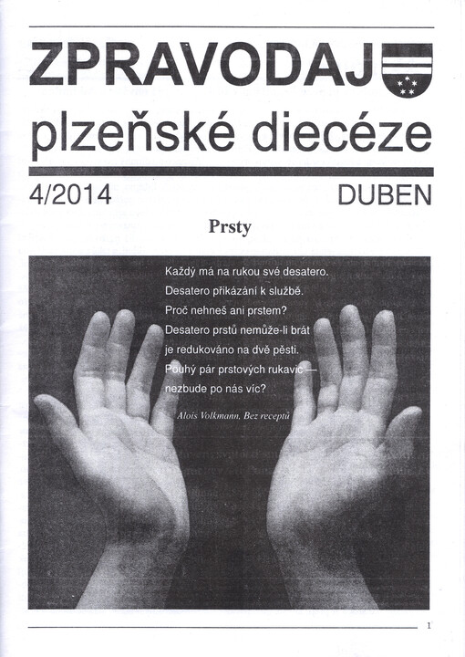 Zpravodaj plzeňské diecéze : pastorační a informační měsíčník pro vnitřní potřebu diecéze
