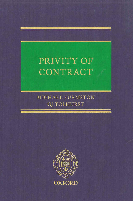  Privity of contract  