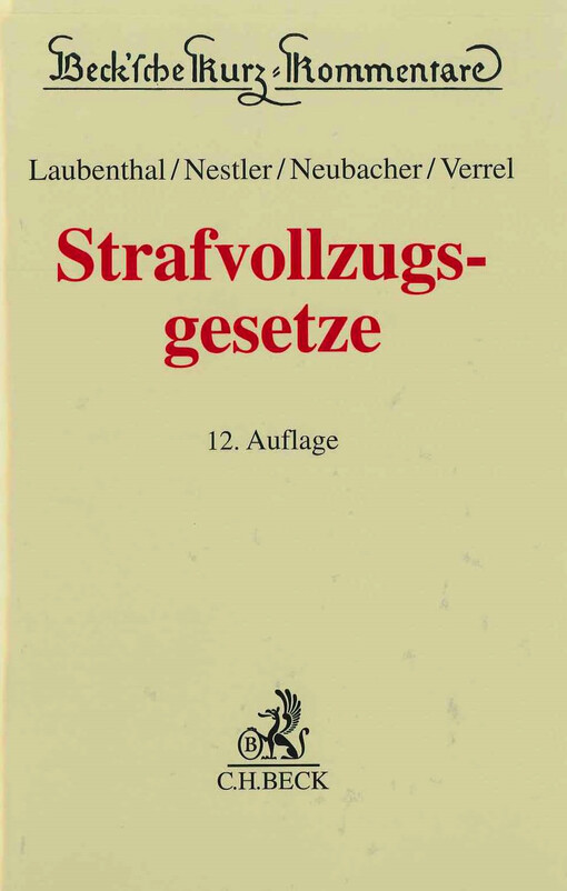  Strafvollzugsgesetze  