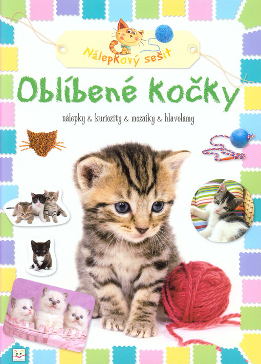 Oblíbené kočky Nálepkový sešit