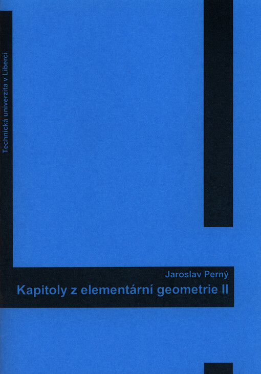 Kapitoly z elementární geometrie II
