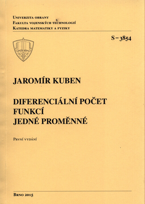 Diferenciální počet funkcí jedné proměnné