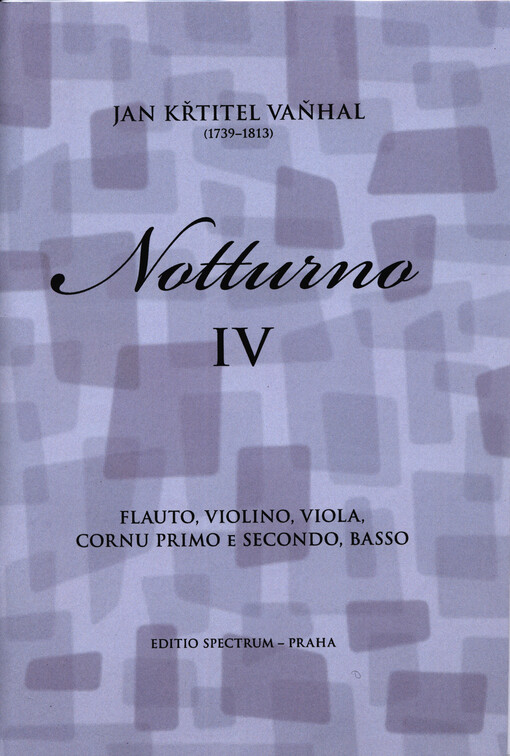 Notturno IV flauto, violino, viola, cornu primo e secondo, basso