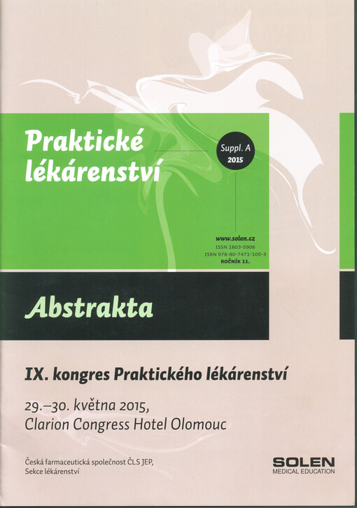 IX.kongres Praktického lékárenství