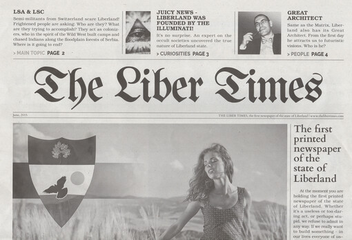 The liber times : the first newspaper of the state of Liberland
