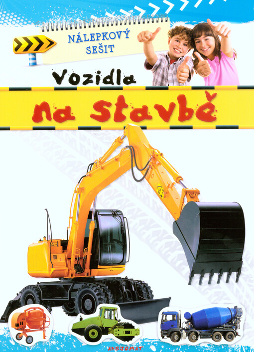 Nálepkový sešit - Vozidla na stavbě