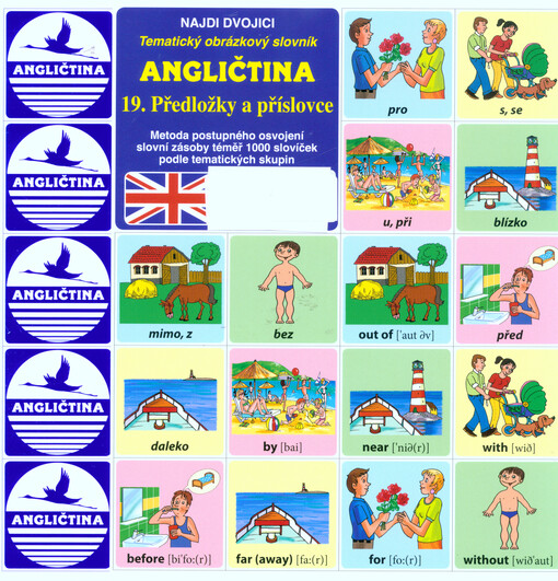 Angličtina :tematický obrázkový slovník : najdi dvojici, 19. díl