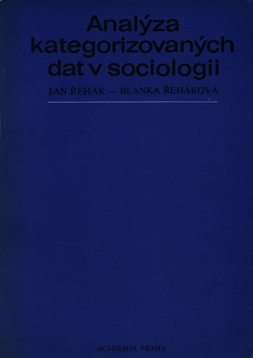 Analýza kategorizovaných dat v sociologii