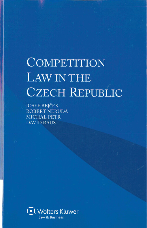  Competition law in the Czech Republic  