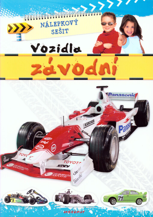 Nálepkový sešit - Vozidla závodní