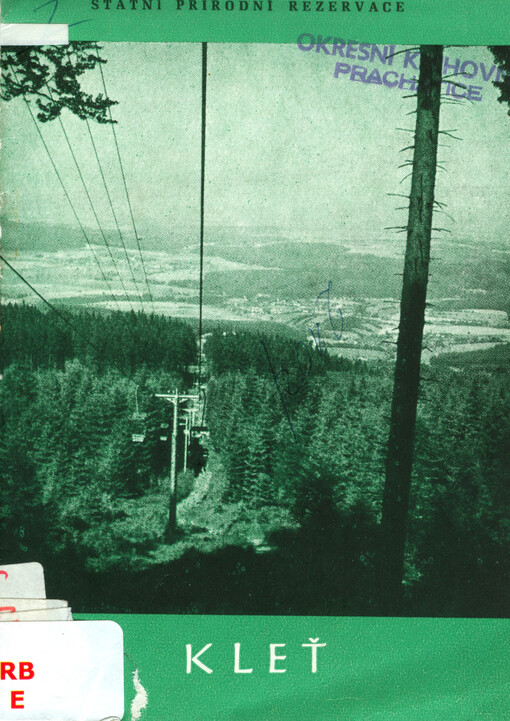 Kleť :st. přír. rezervace : [prop. publ.]