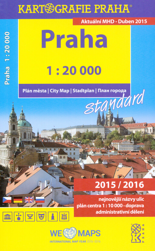 Praha plán města 2002/2003 1:20 000