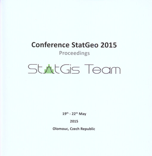 Conference StatGEO 2015 Proceedings