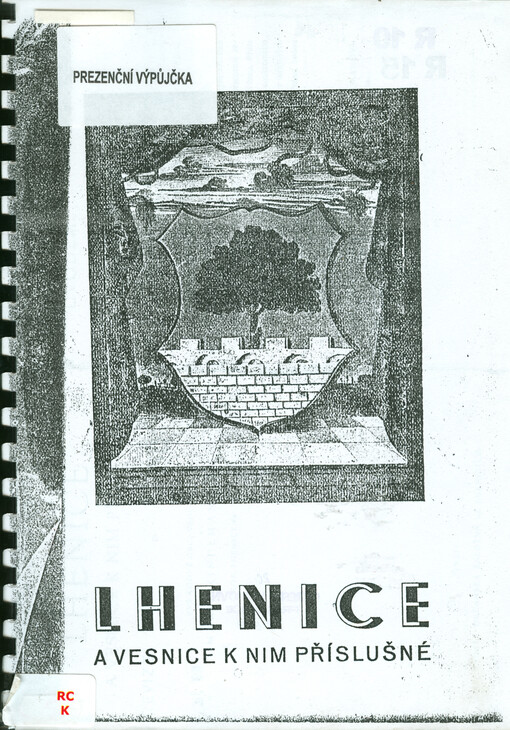 Lhenice a vesnice k nim příslušné