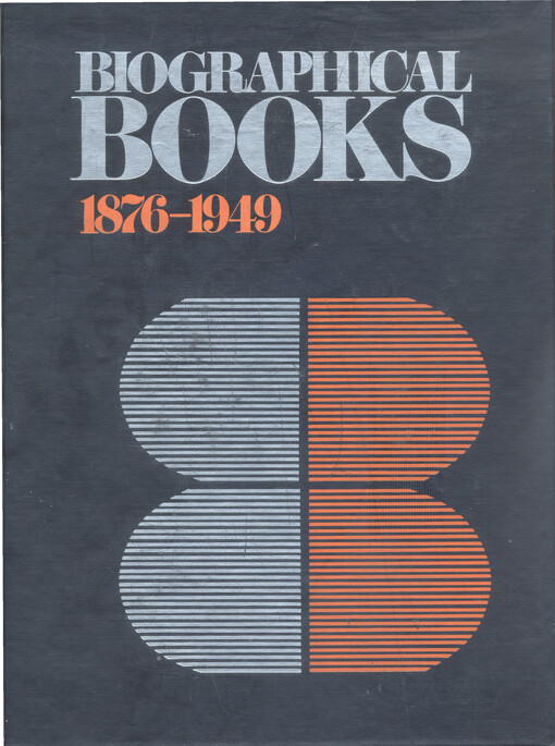 Biographical books 1896-1949