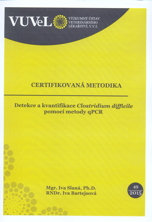 Detekce a kvantifikace Clostridium difficile pomocí metody qPCR