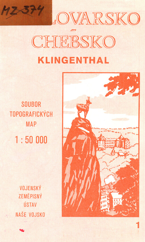 Karlovarsko-Chebsko Klingental : soubor topografických map 1:50 000