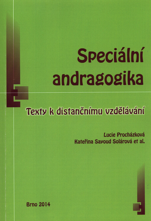 Speciální andragogika : texty k distančnímu vzdělávání