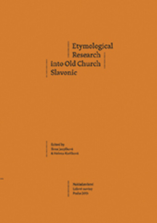 Etymological Research into Old Church Slavonic