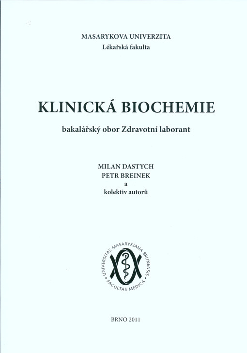 Klinická biochemie : bakalářský obor Zdravotní laborant