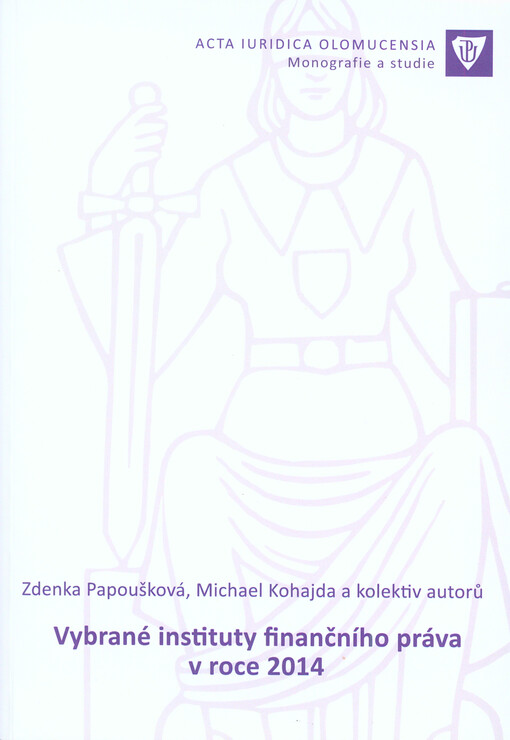 Vybrané instituty finančního práva v roce 2014